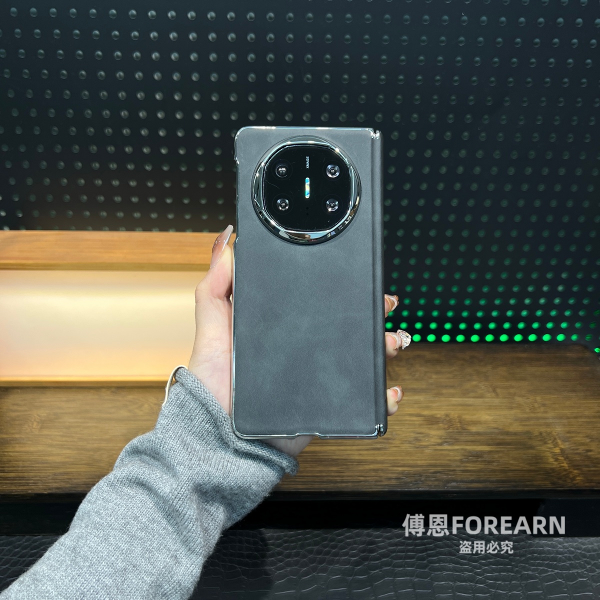 适用于华为matex6手机壳x6折叠屏保护套真皮中轴超薄ICL-AL10防摔