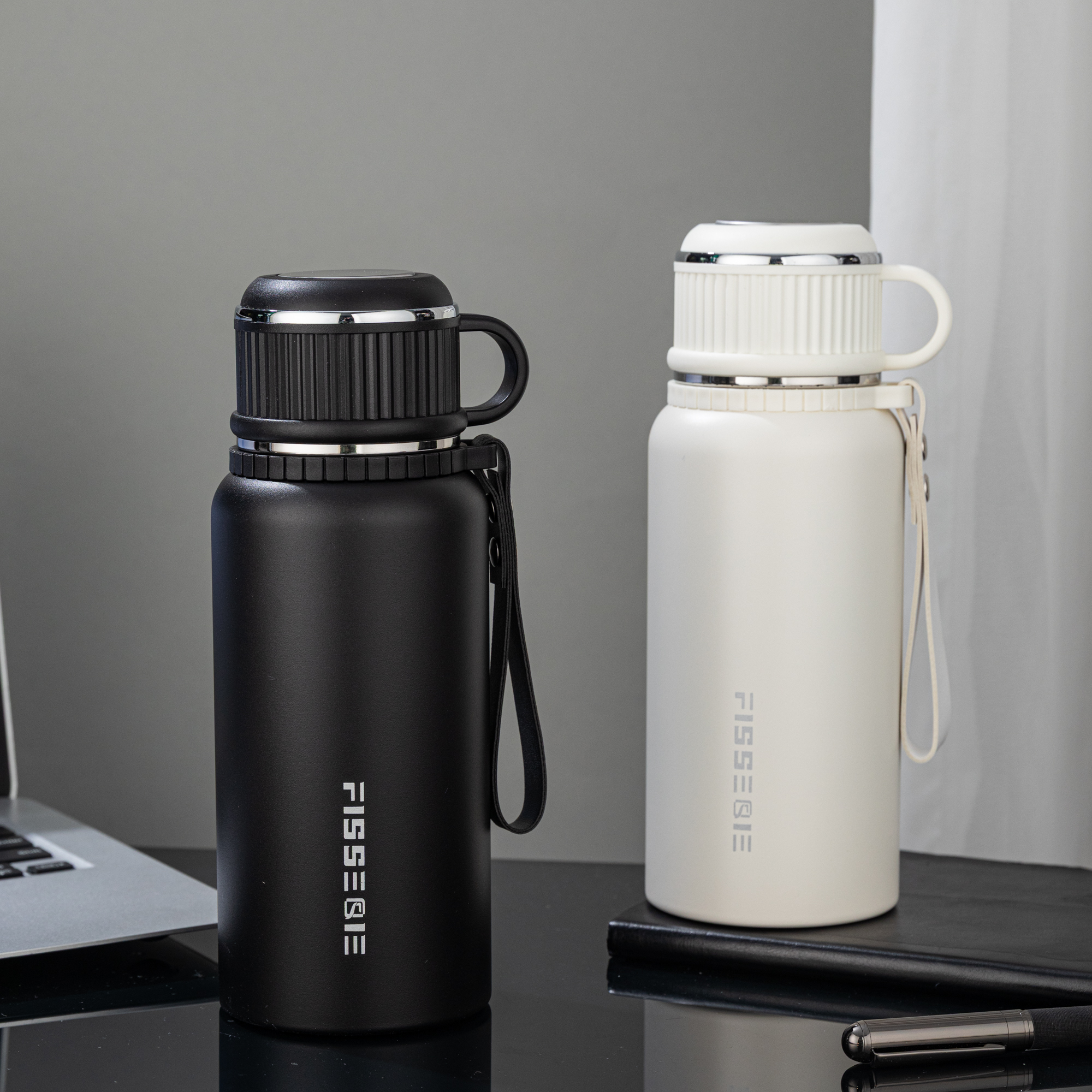 保温杯大容量316不锈钢泡茶学生高颜值上学女便携水杯户外茶杯