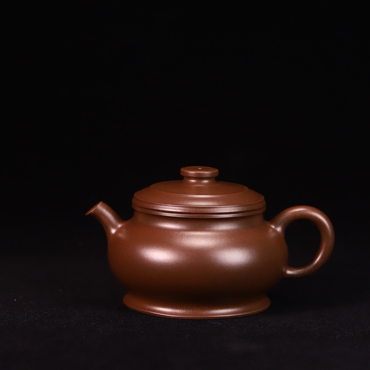 【颂金壶】紫砂壶唐氏撇口，陶手冯文婷全手工制，原矿老紫泥190cc