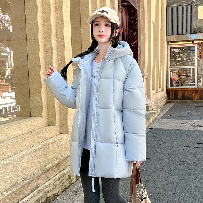 加厚泡芙服女中长款韩版宽松ins棉衣外套2025年新款棉袄潮短款
