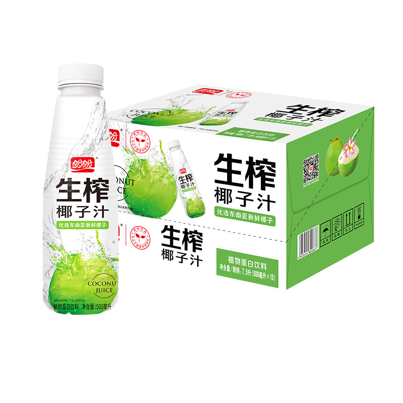 盼盼生榨椰子汁500毫升*15瓶