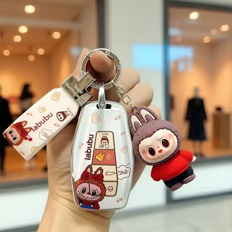 吉利车钥匙套帝豪gs博越GL星瑞星越熊猫mini骑士卡丁耐力熊钥匙套