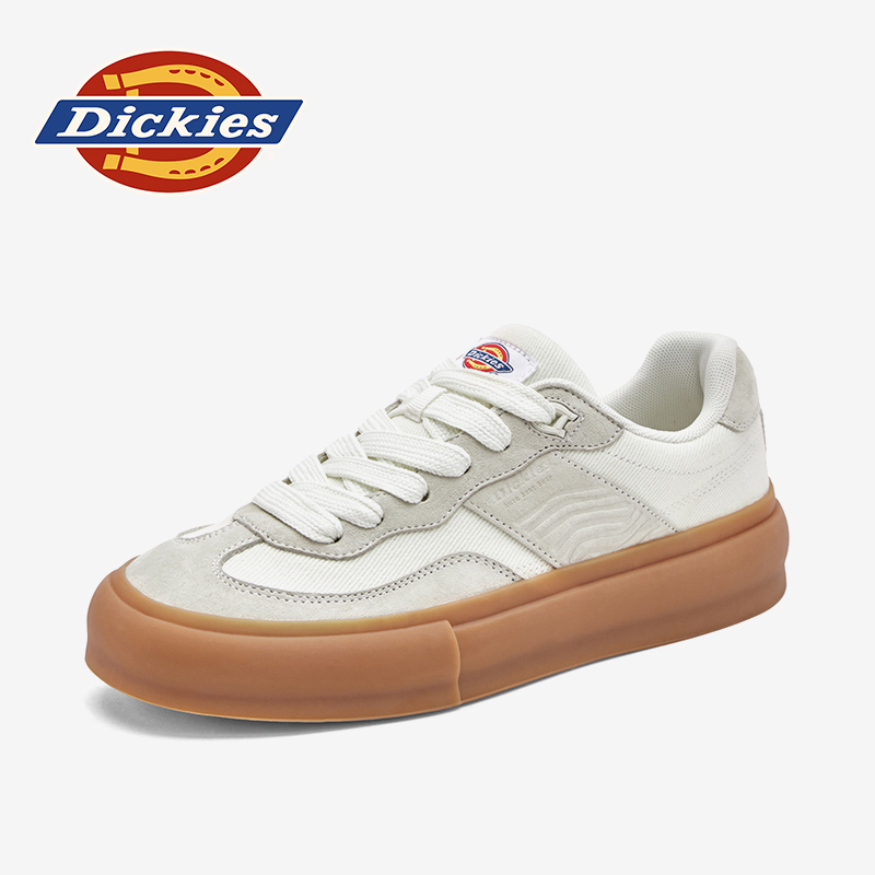 Dickies新款男鞋2026舒适透气冬季休闲潮鞋厚底增高低帮时尚板鞋