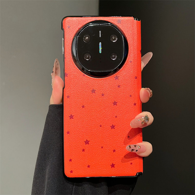 星宇橙星星适用华为mateX6典藏版折叠屏手机壳mateX5个性小众X3女