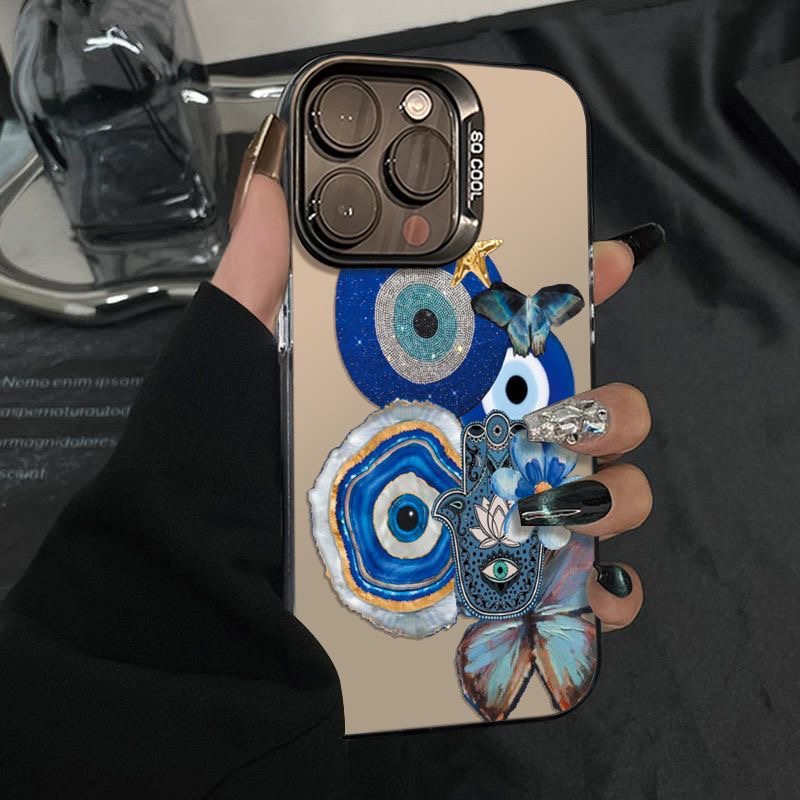图腾眼睛适用华为P70Ultra手机壳60Pro手机壳小米15苹果17荣耀潮