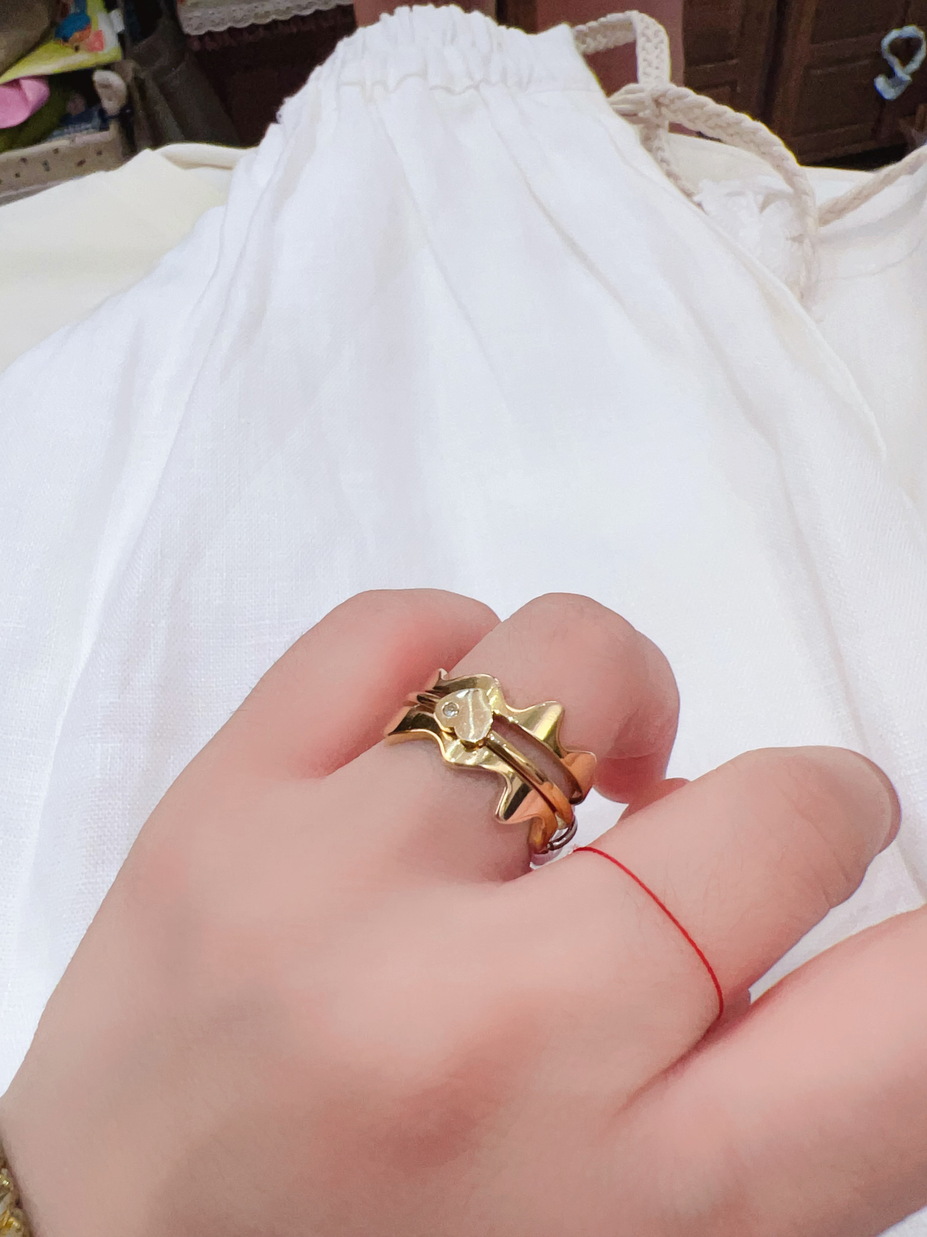 合金戒指 原创设计 3环 素拼事物已直播为准