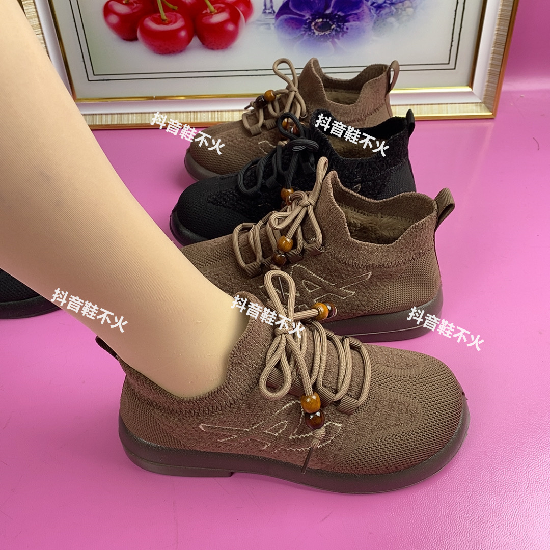 2025冬季新款加绒保暖棉靴时尚百搭雪地靴软底舒适妈妈休闲棉鞋女