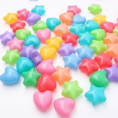 加厚冰激凌海洋球宝宝环保形状波波球条形儿童玩具球池装饰泡泡球