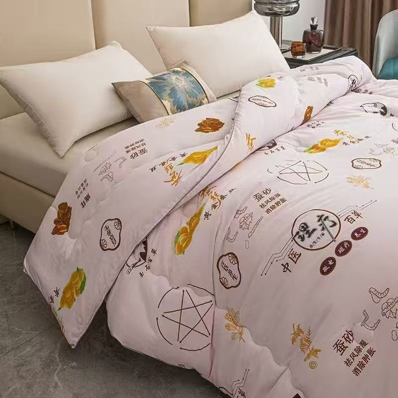 【蚕自王】蚕砂五行花型健康睡眠被1