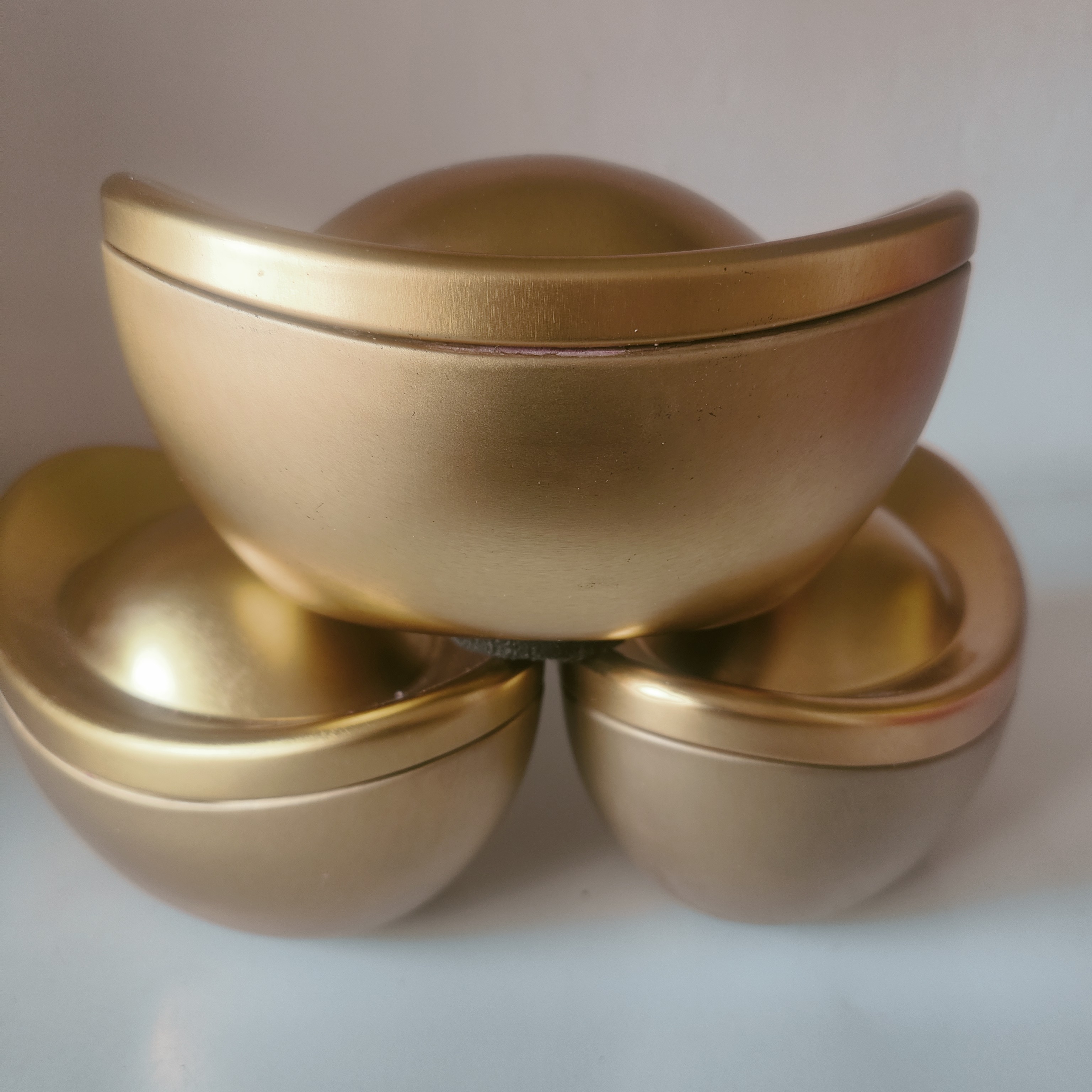 金元宝酥油灯金属外壳燃烧充分无烟一盏包邮送经书一本