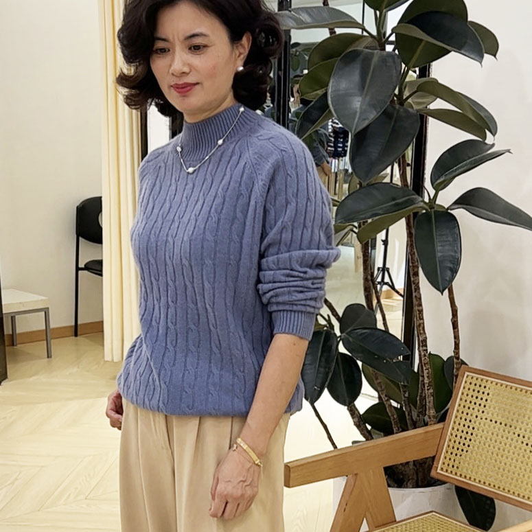 秋冬新款百搭半高领套衫BAY-25092