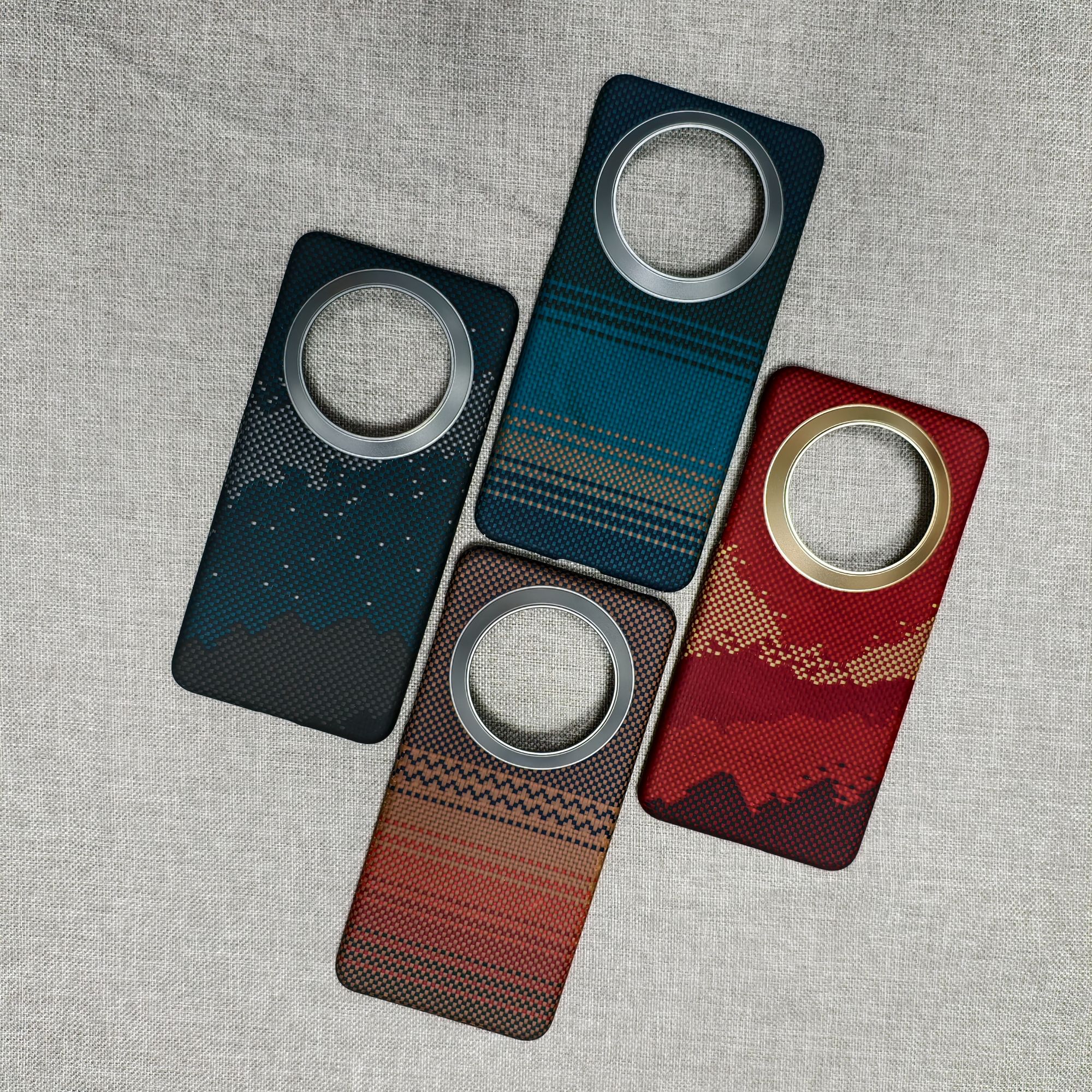 适用华为mate70Air/70/60pro全新微瑕凯夫拉轻薄磁吸芳纶手机套