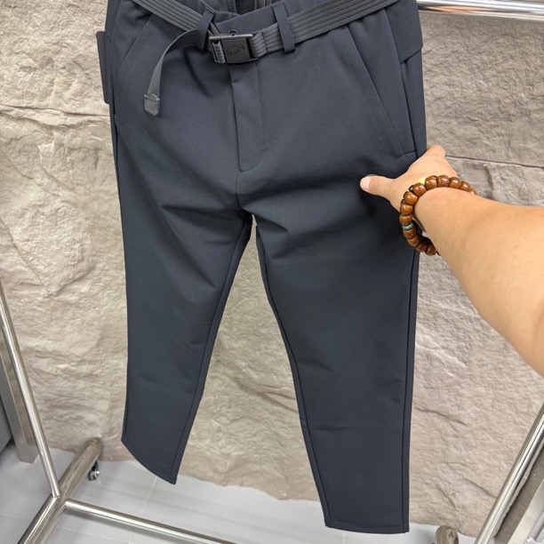 秋冬新款户外直筒防风长裤休闲软壳弹力休闲长裤