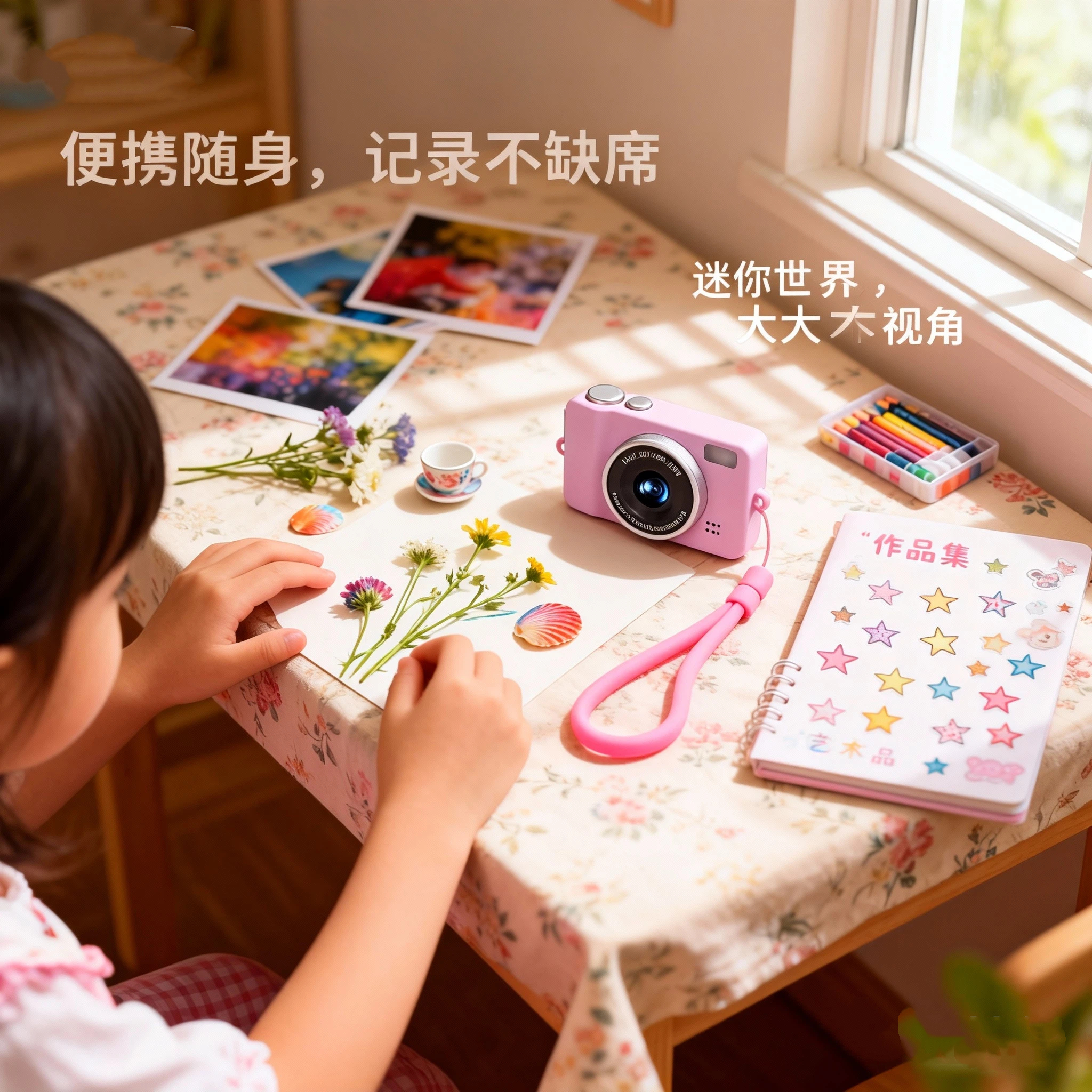 BLOSQU/贝莱奇儿童礼物女孩生日小女童6岁7相机12的8十10圣诞节9