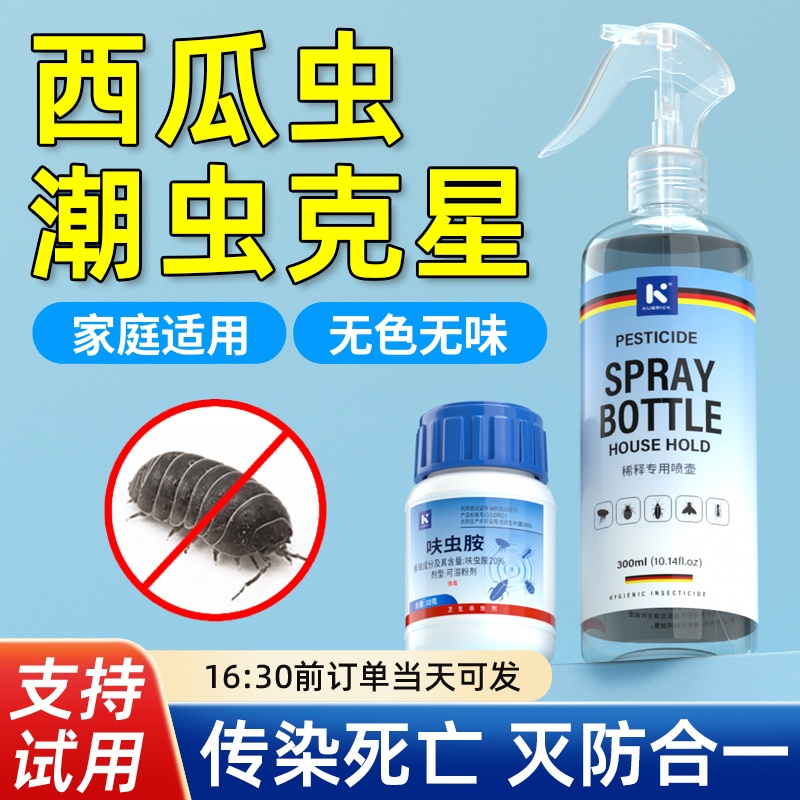 【潮虫克星】潮虫药家用潮虫西瓜虫鼠妇杀虫剂潮虫药潮虫消灭神器