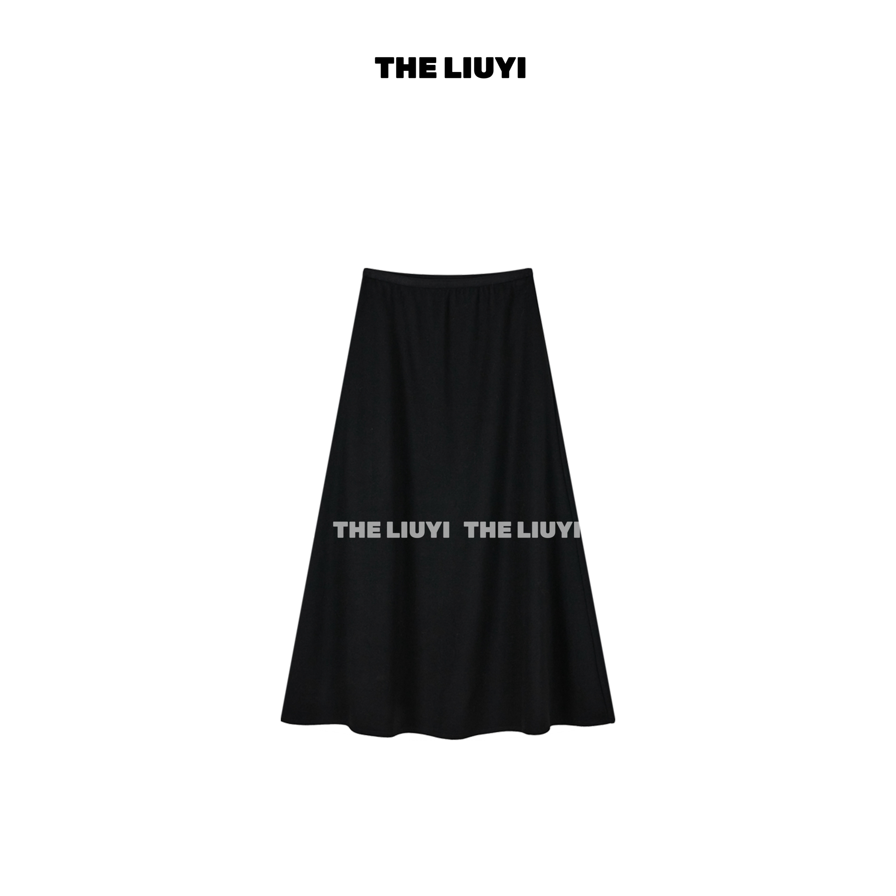 【LIUYI】羊毛混纺高腰百搭半身裙59125