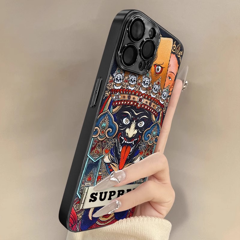 复古扎基拉姆适用苹果16promax手机壳iPhone15pro高级14p创意国潮