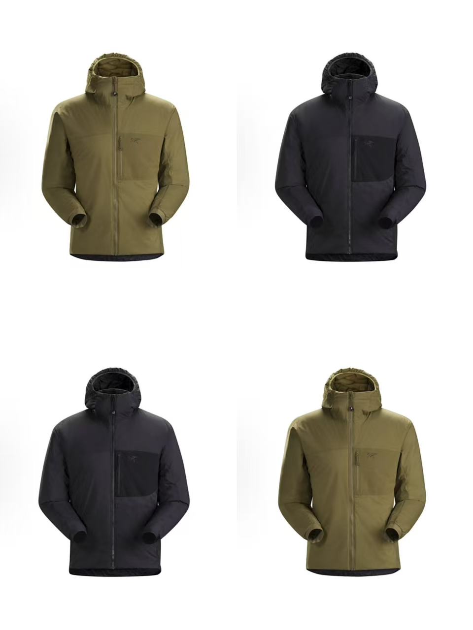 【军鸟棉服】始祖鸟 ATOM军鸟Leaf LT Gen2.1保暖连帽夹克棉服 男款