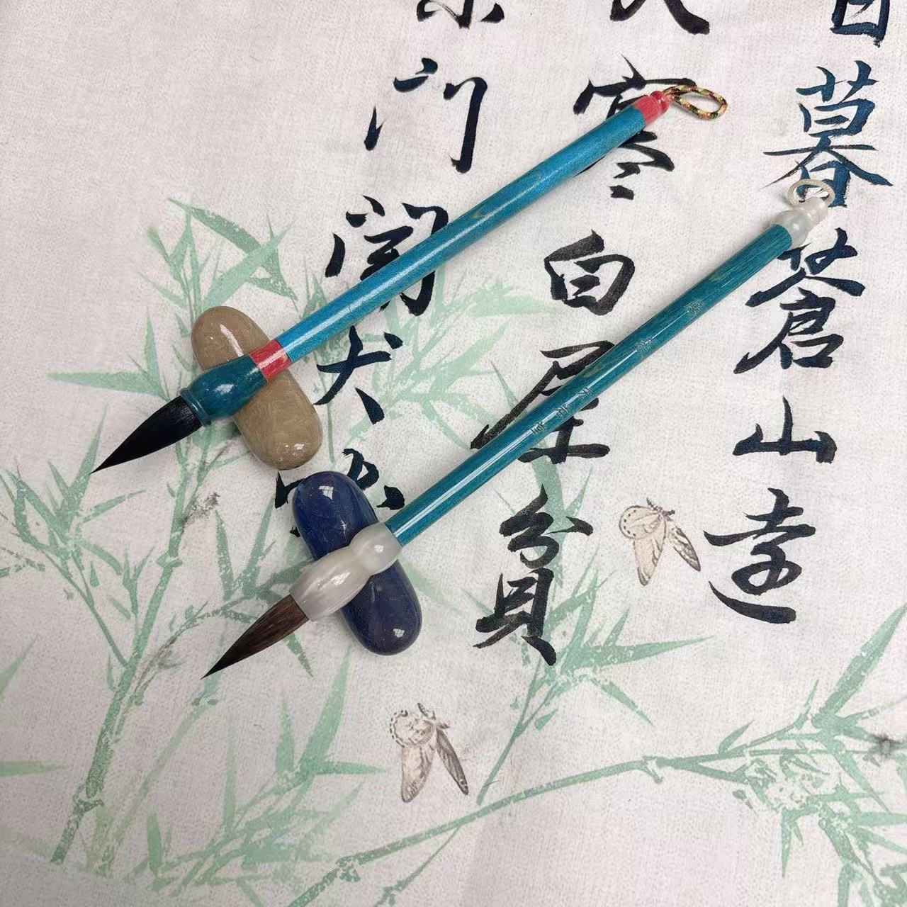 【景天 兰蔻】各一支高货中楷楷隶篆行专业毛笔考级国展国画山水画