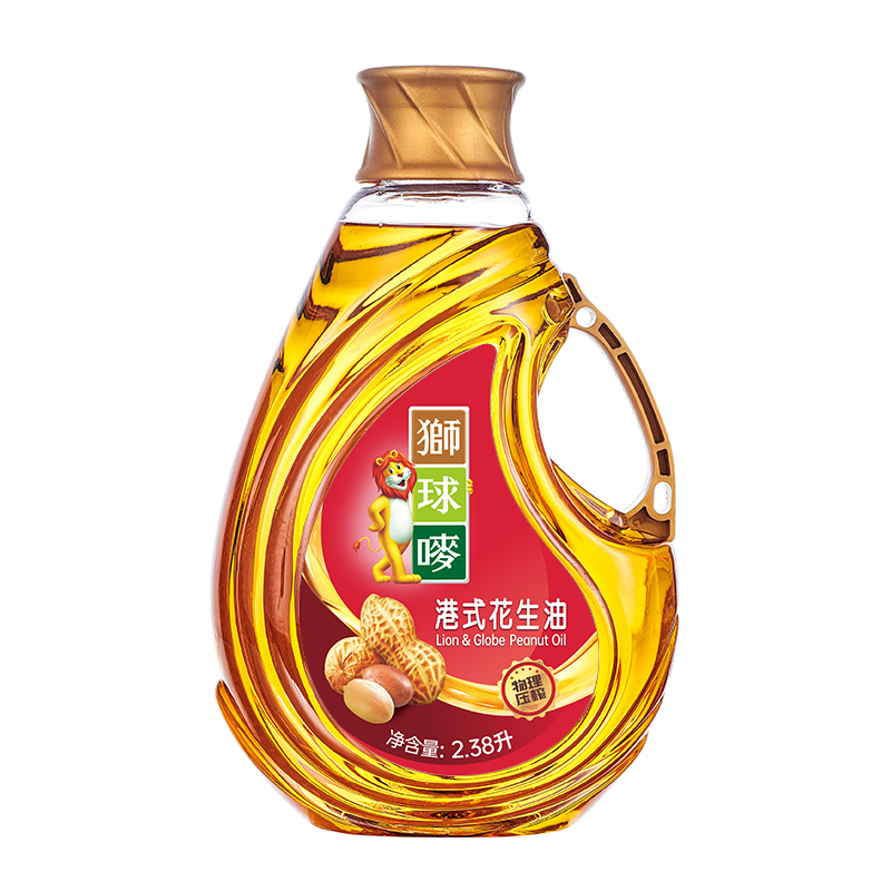 狮球唛港式花生油2.38L 百年品牌 广东老字号