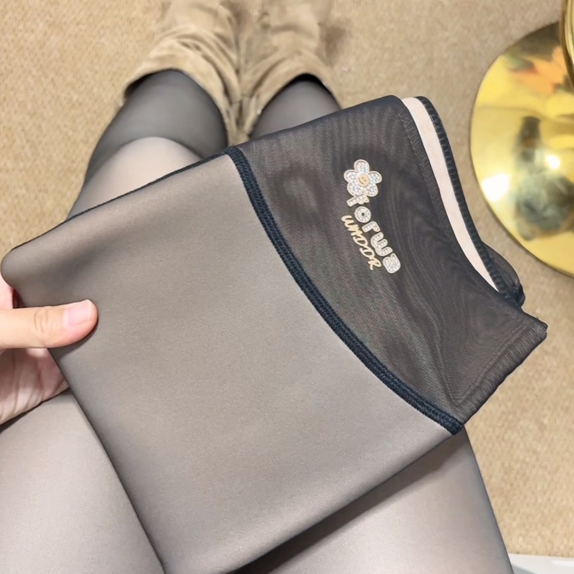 超透黑丝芭比腰一线裆透肤裤(约400克/500克/650克）