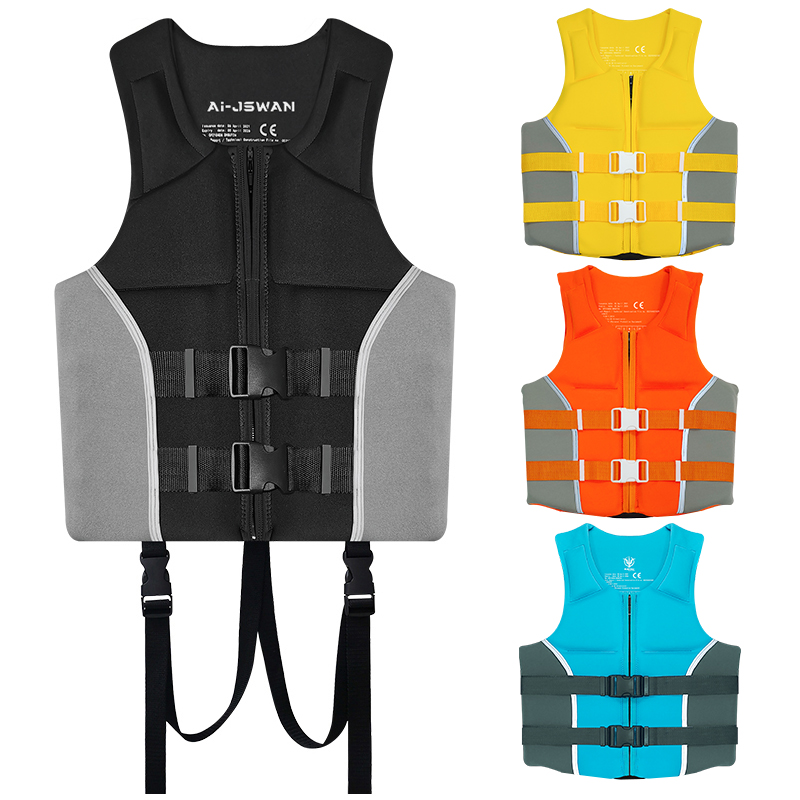 KLEYOU大人救生衣专业浮力船用背心成人求生救援装备矶钓尾波冲浪