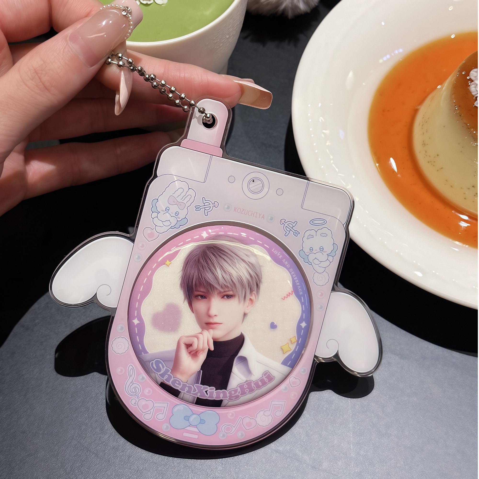 【小槌屋】天使来讯吧唧托 亚克力谷美吧唧磁吸展示摆台推活收纳