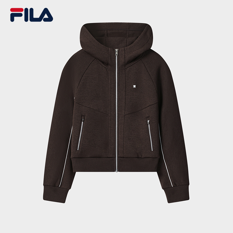 FILA/斐乐冬季新款连帽外套时尚运动休闲百搭简约F11W543503F