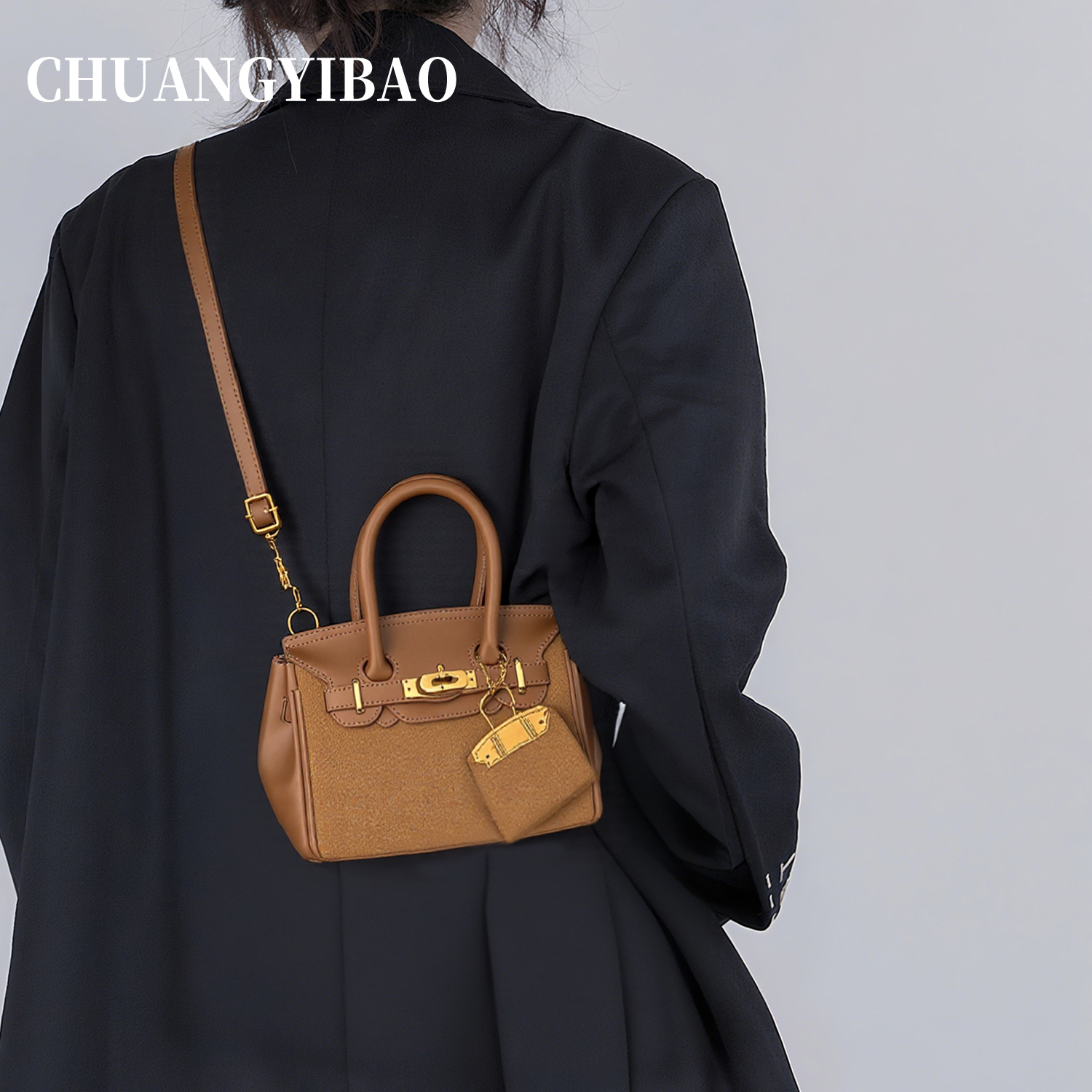 超火麂皮小拎包手提包包女2025新款高级感轻奢小众不撞款斜挎小包