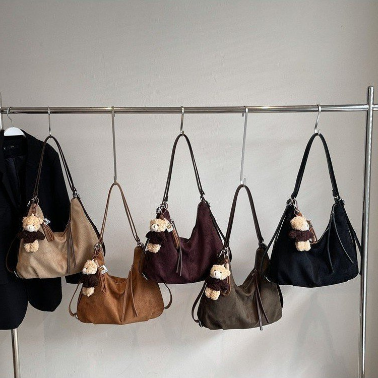 通勤女包慵懒气质废土风休闲2025新款韩版包