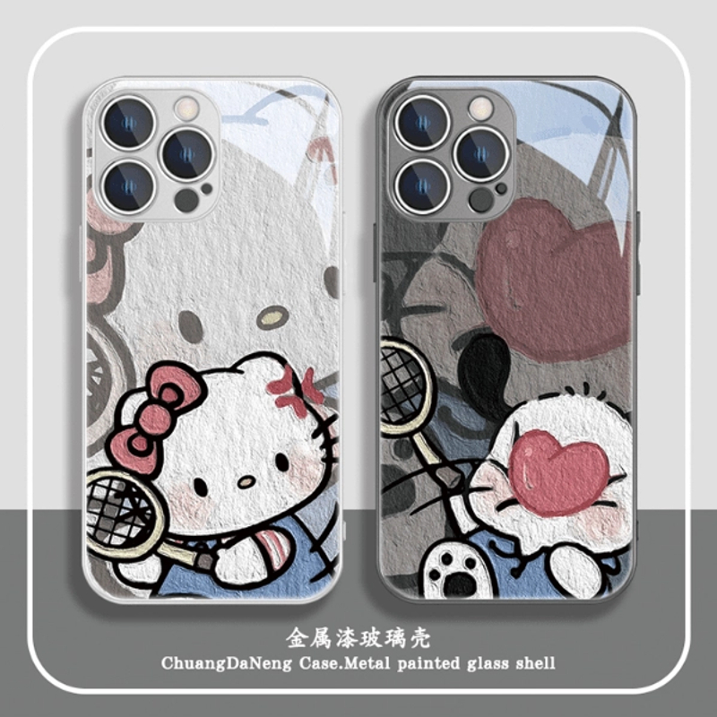 适用于苹果/华为/小米/OPPO/VIVO新款搞怪可爱帕恰狗情侣手机壳