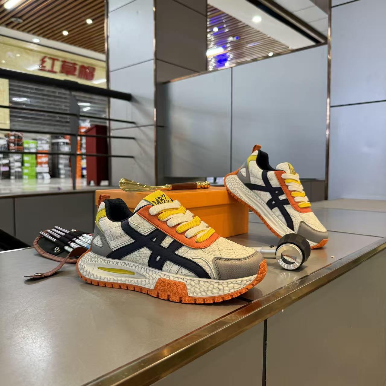 新款男士厚底增高时尚休闲百搭潮流阿甘鞋