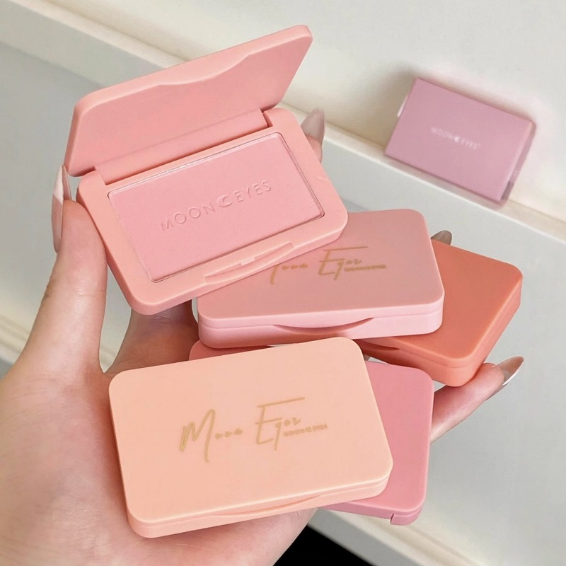 全色系~Mooneyes橡皮糖腮红单色腮红月亮眼睛修容豆沙紫色裸妆正