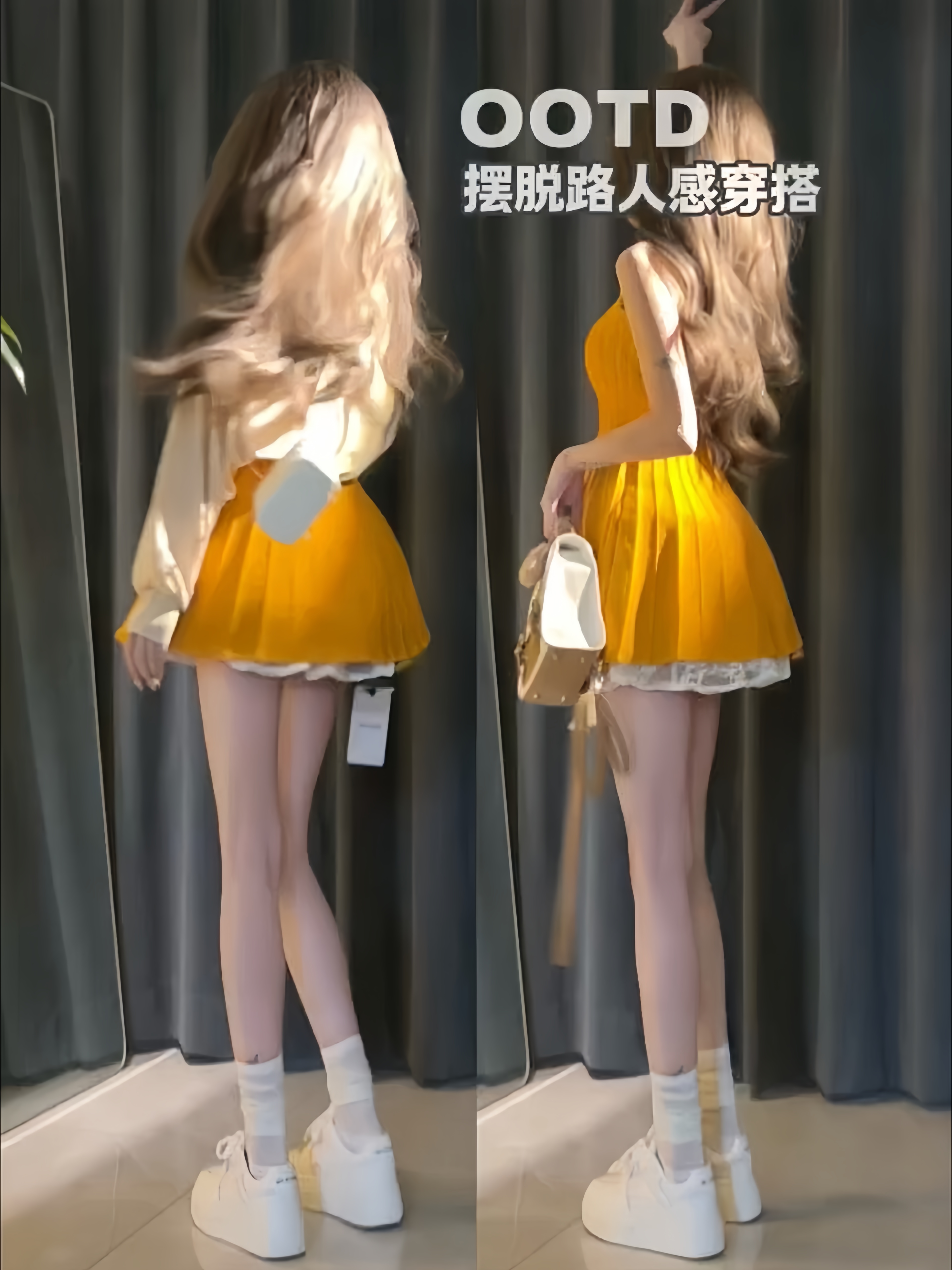 蝙蝠袖无扣披肩针织开衫空调外搭设计感性感吊带百褶连衣裙两件套