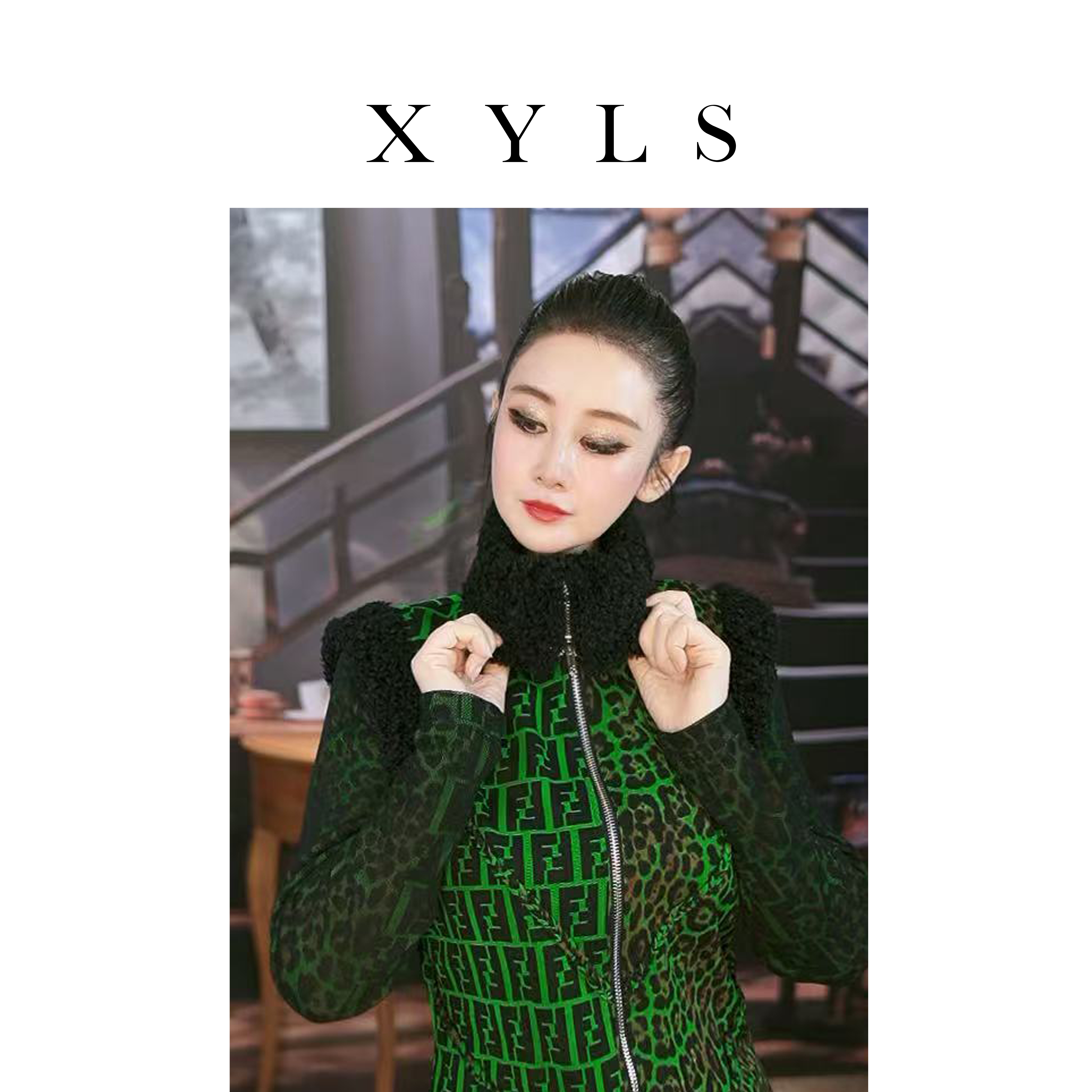 女装连衣裙弹力印花T007012-外套