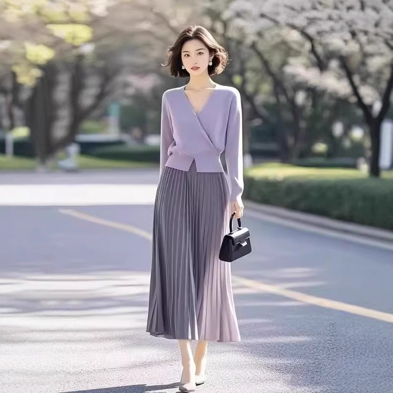 2025爆款流行套装秋冬新款轻奢高级感女人味阔中年女装妈妈春秋款