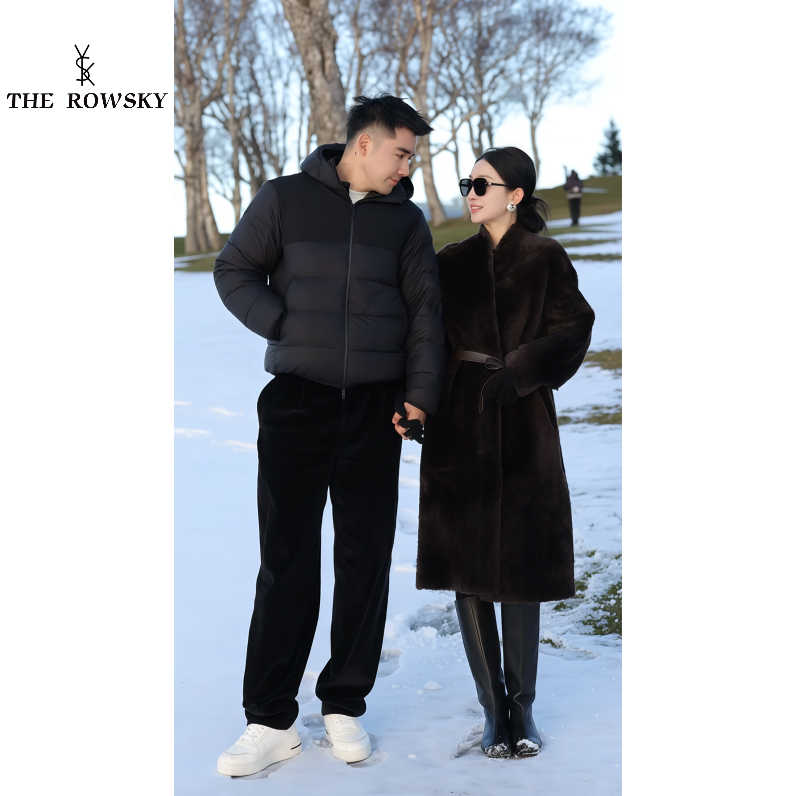 杨圣坤2025新品男士轻奢高级感连帽90白鹅绒服保暖外套SK25111103