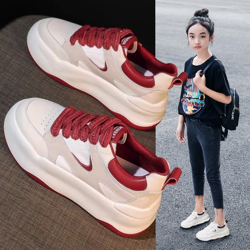 儿童运动鞋2025新款女童小白防滑女孩休闲学生夏季轻便女鞋