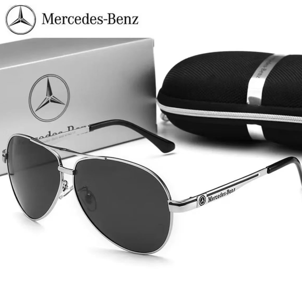 奔驰4S店同款太阳镜男士墨镜2025款遮阳偏光镜男女开车驾驶护目镜