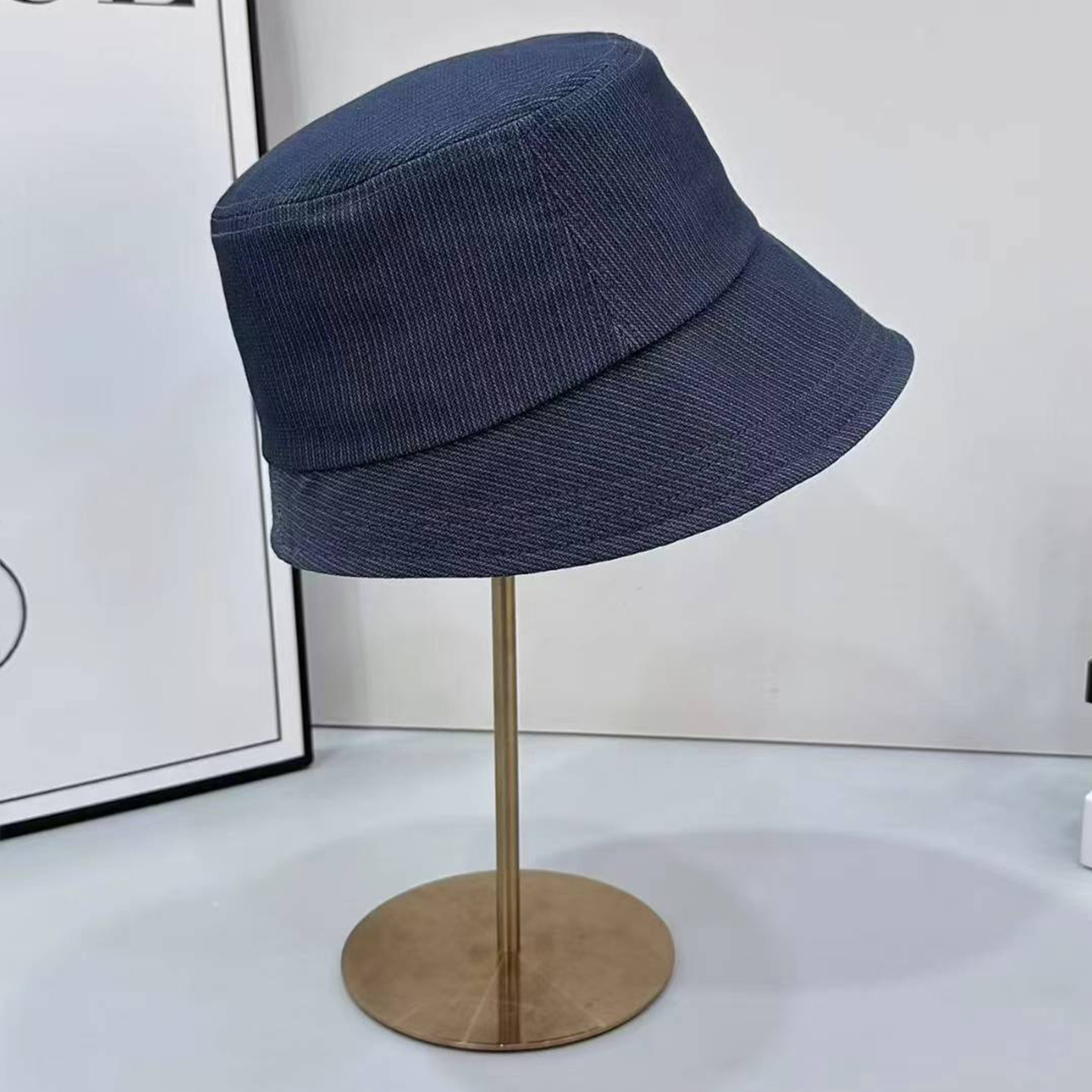 2025新款纯色渔夫帽子女春秋时尚素颜显脸小水桶帽日系高级感盆帽