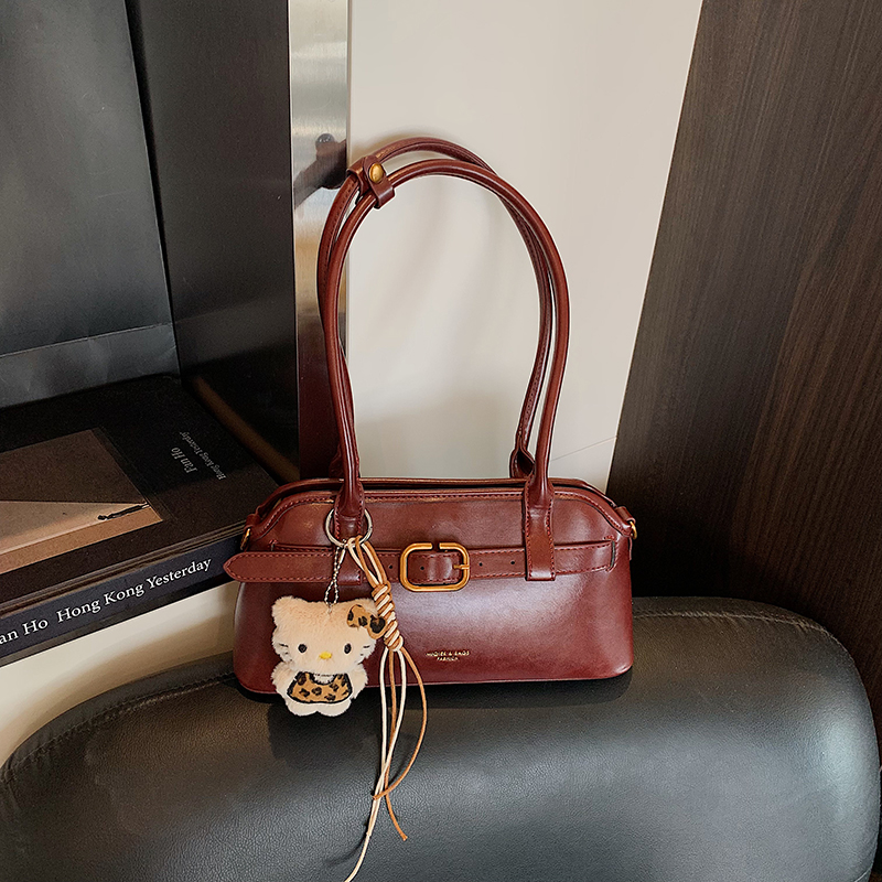 【流光风】明星同款hobo腋下包2025新款复古设计长柄手提单肩斜挎包