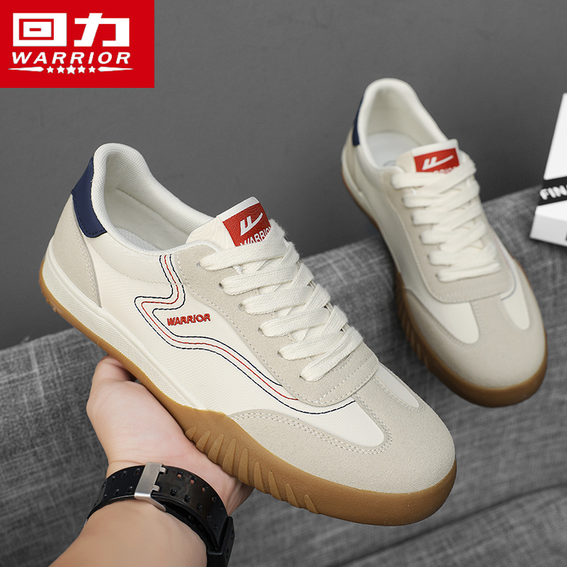 回力德训鞋男鞋2025冬季新款情侣帆布鞋男士休闲鞋百搭小白鞋男款