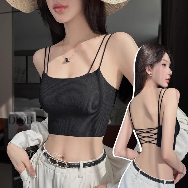 维多利亚无痕内衣女小胸聚拢上托收副乳2025新款防走光抹胸一体式