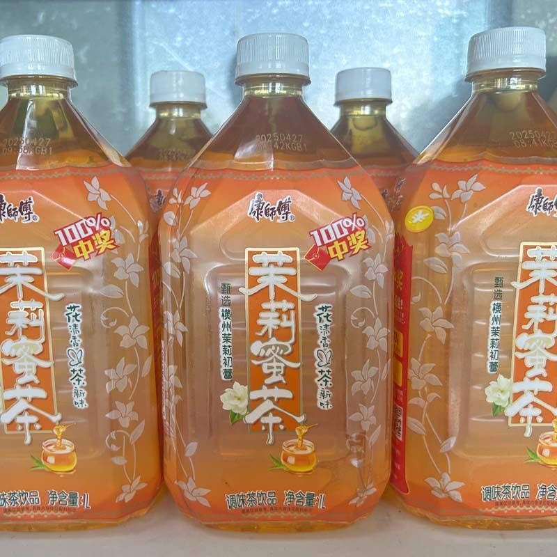康师傅茉莉蜜茶1000ml*8大瓶畅饮解渴蜜茶500ml*12瓶便宜特价促销