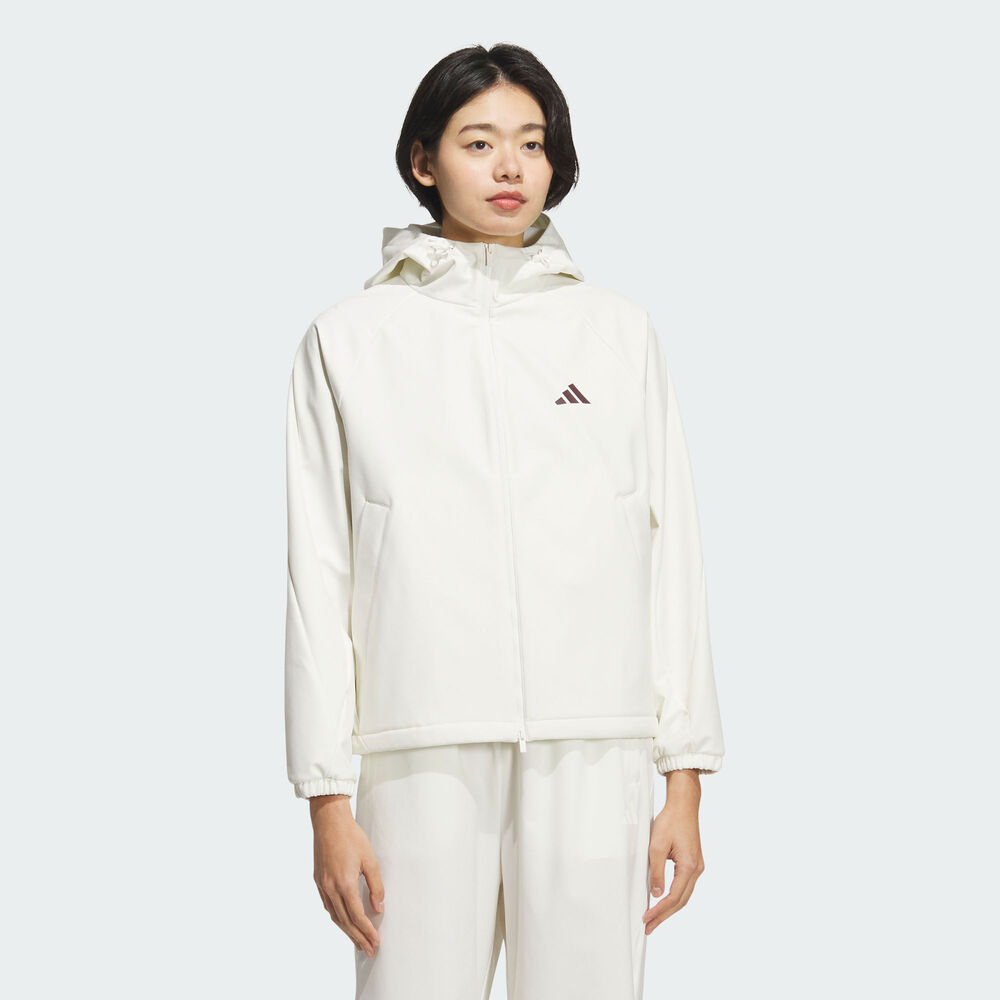 adidas阿迪达斯女子MS SOFTSHELL JK梭织连帽外套KC0055