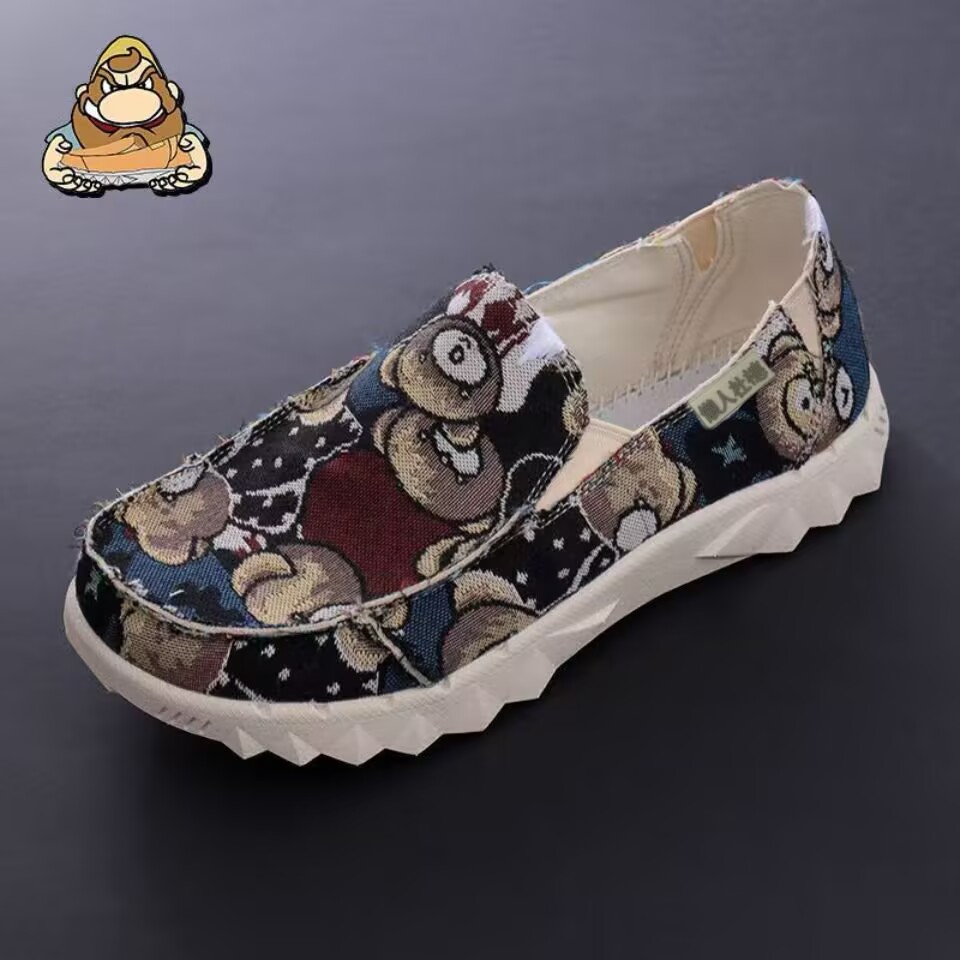 懒人杜德夏季帆布鞋一脚蹬休闲男款低帮百搭鞋子男款爆款2025新款