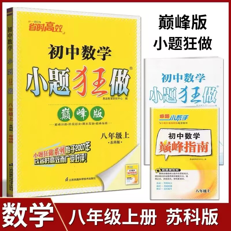 2025秋季版恩波教育小题狂做巅峰版初中八年级数学上册苏科版SK