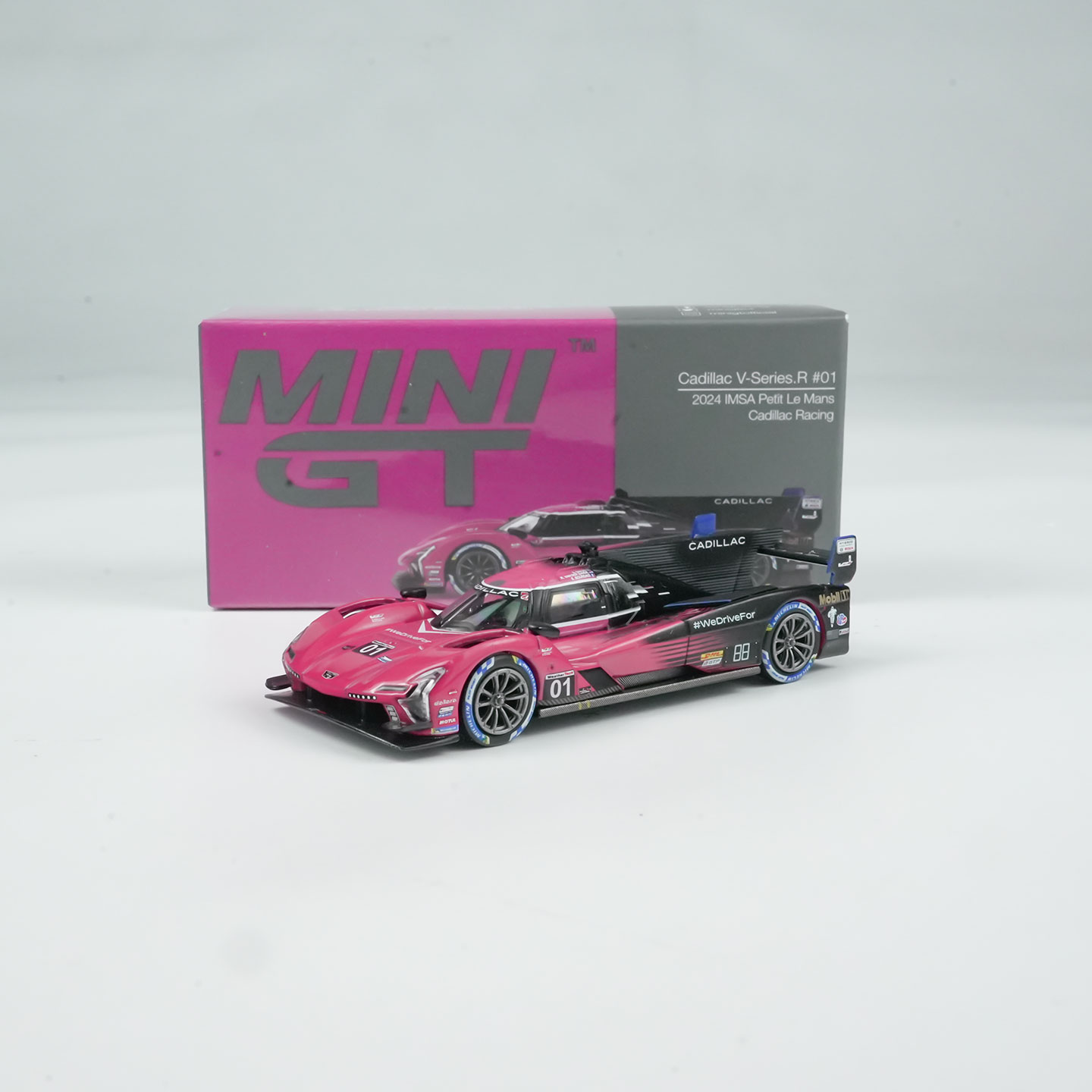 MINIGT车模 1:64 合金 1010号 凯迪拉克勒芒 小比例汽车模型收藏