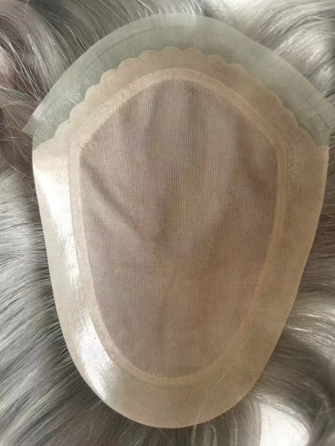 前额薄边递针到边隐形无痕时尚潮流假发补发块