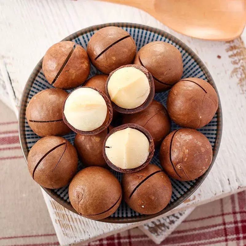 维友甄选大颗粒奶香味饱满酥脆夏威夷果解馋坚果零食送开果器